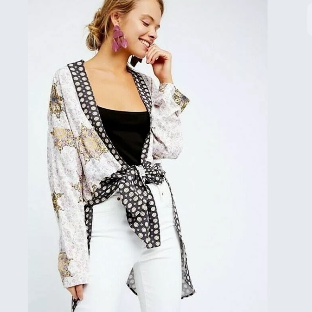 FREE PEOPLE Kimono Open Front NWT